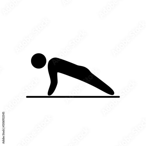 Person Doing Push-ups Icon