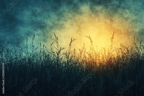A vignette-style background...