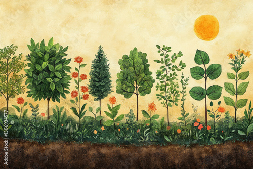 An illustration depicting n...