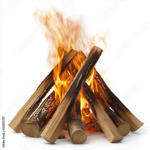 bonfire isolated