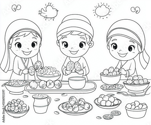 Children choosing their fav...