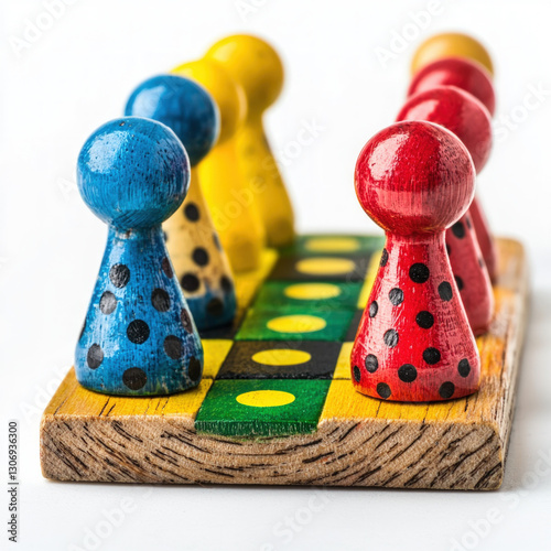 game pieces isolated