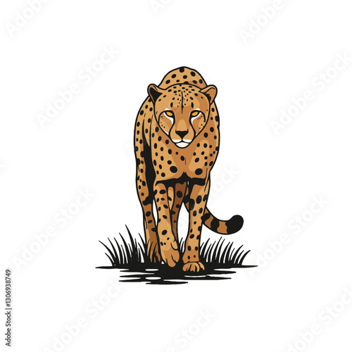 Cheetah Vector Logo Design