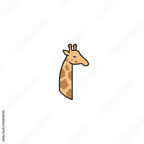 Giraffe Vector Logo Design