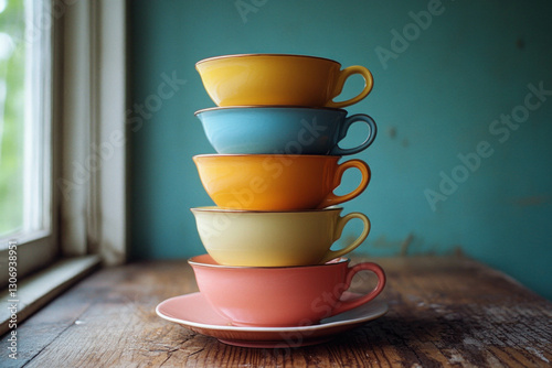 Stacked Teacups