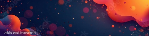 Abstract terracotta and navy background with geometric shapes, navy, background