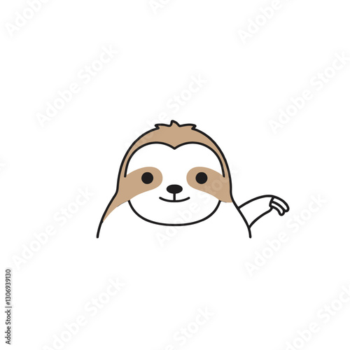 Sloth Vector Logo Design