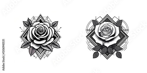 Tattoo Vorlage Rose	