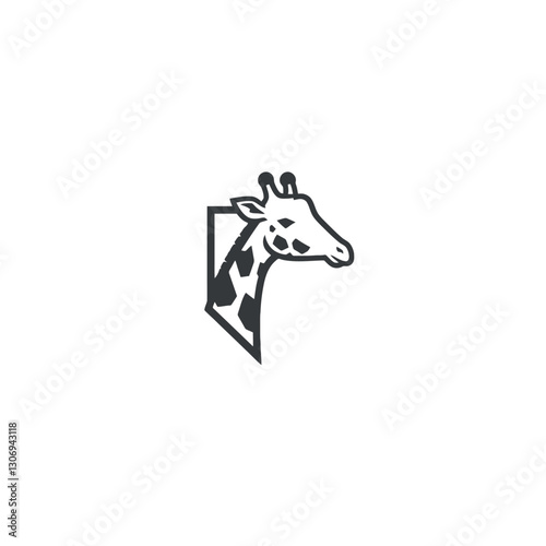 Giraffe Vector Logo Design