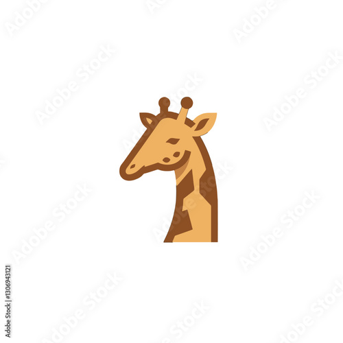 Giraffe Vector Logo Design