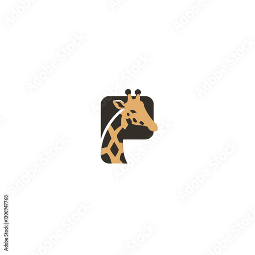 Giraffe Vector Logo Design