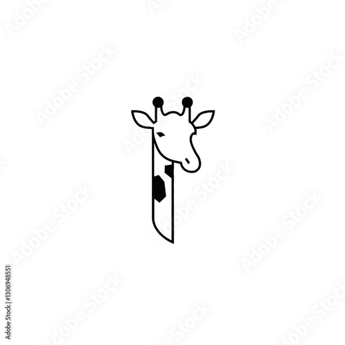 Giraffe Vector Logo Design