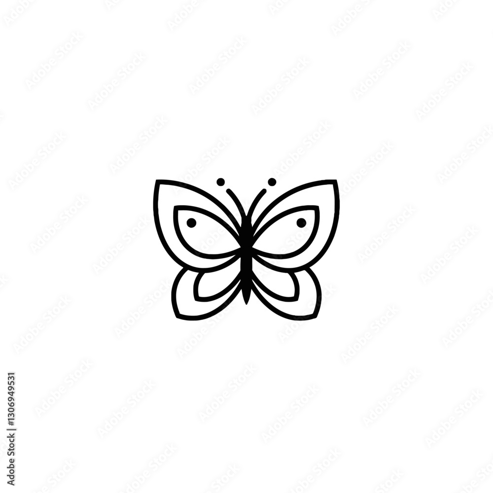 Butterfly Vector Logo Design Butterfly Vector Logo Design