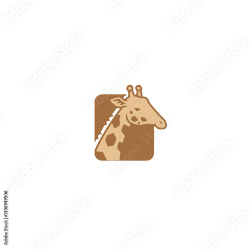 Giraffe Vector Logo Design