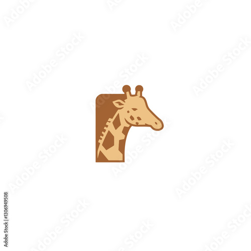 Giraffe Vector Logo Design