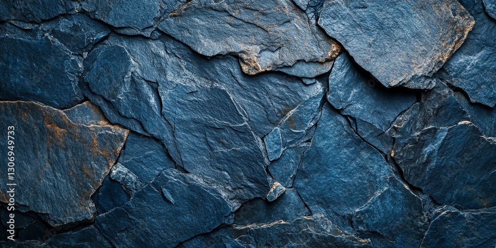 Slate Texture Background with Blue Tones Slate Texture Background with Blue Tones