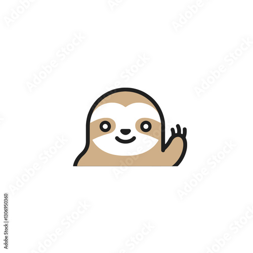 Sloth Vector Logo Design