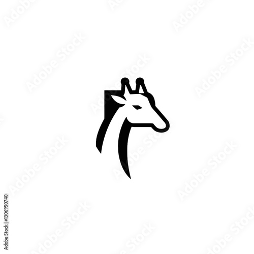 Giraffe Vector Logo Design