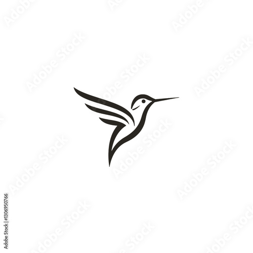 Hummingbird Vector Logo Design