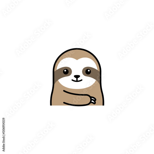 Sloth Vector Logo Design