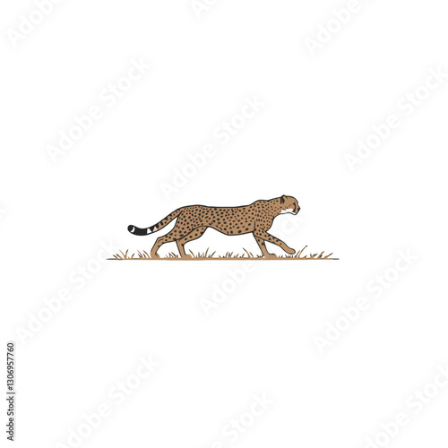Cheetah Vector Logo Design