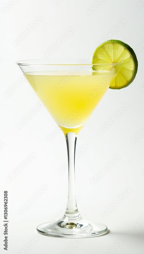 Elegant Cosmopolitan, lime slice, pure white background, lime, studio, elegant Elegant Cosmopolitan, lime slice, pure white background, lime, studio, elegant