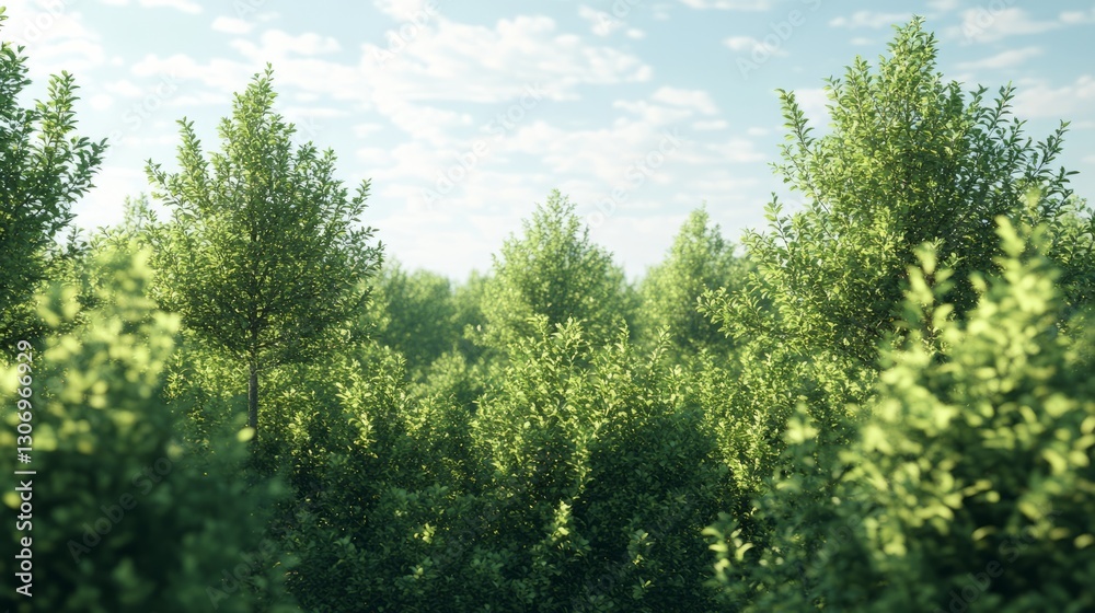 A light breeze moving through a forest of young green trees, fresh and invigorating, ultra-detailed, 8k A light breeze moving through a forest of young green trees, fresh and invigorating, ultra-detailed, 8k