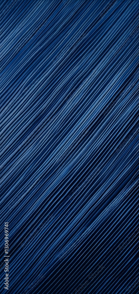 Obraz premium Abstract Navy Blue Lines: Diagonal blue lines create a mesmerizing pattern, offering a sense of depth and movement, and conveying a minimalist aesthetic and modern feel.