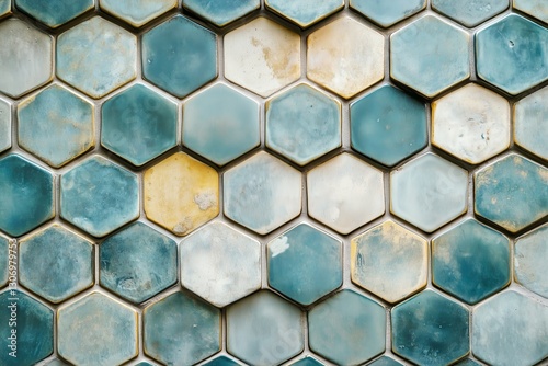 Unique Hexagonal Tiles Create a Modern and Stylish Interior Wall Design