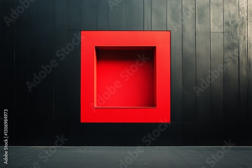Modern Art Installation on a Display Pedestal in a Vibrant Gallery Space With...