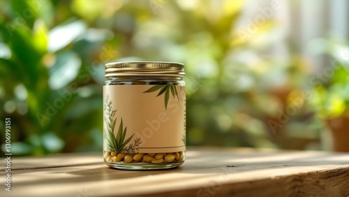 packaging for dietary supplements and vitamins made from 100% natural