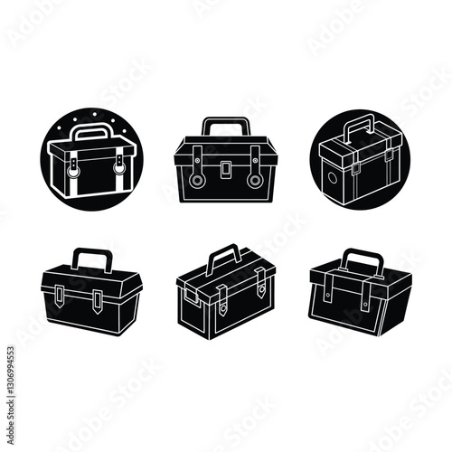 Vector Toolbox Icon for DIY and Construction Projects