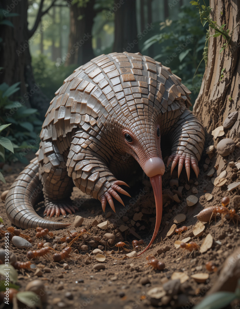 Armored Guardian: The Mysterious and Resilient Pangolin Armored Guardian: The Mysterious and Resilient Pangolin