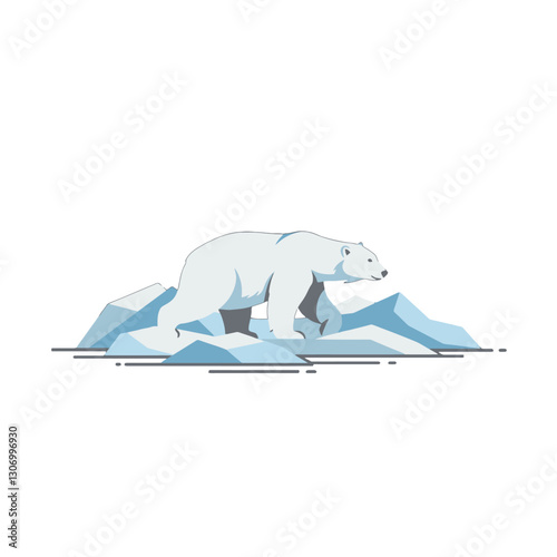 Polar Bear on Ice