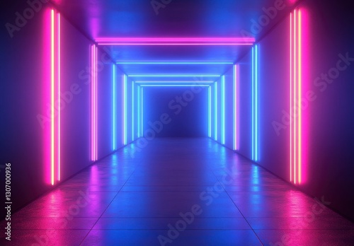 Neon Light Tunnel Effects
