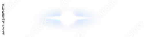 Png blue light effect reflections, neon illumination in yellow colors. Bright light lens. Png spotlight spark. Stadium Lighting. Sunlight, Shiny stars, glowing sparks. Vector	