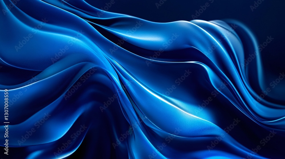 Obraz premium Abstract Blue Water Wave Background