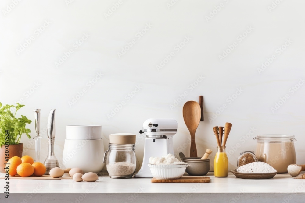 Obraz premium Kitchen ingredient kitchen mixer.