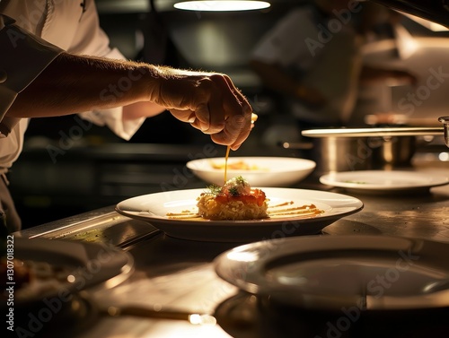 Wallpaper Mural Chef Crafting Exquisite Dishes with Artistic Presentation and Flavor Torontodigital.ca