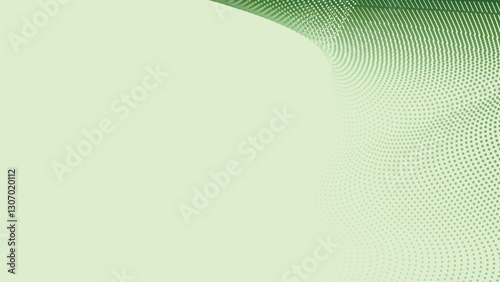 Green abstract with halftone background for backdrop or presentation