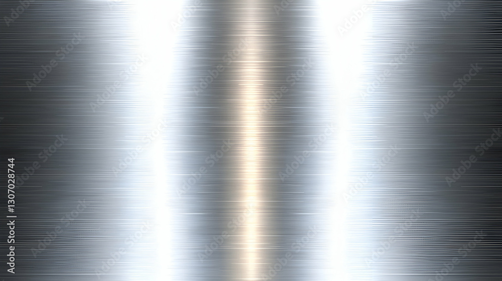 Brushed Steel Texture, Light Reflects, Industrial Background, Design Element Brushed Steel Texture, Light Reflects, Industrial Background, Design Element