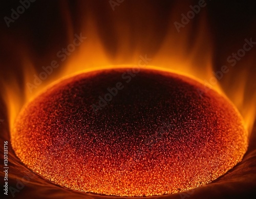close up of fire flames