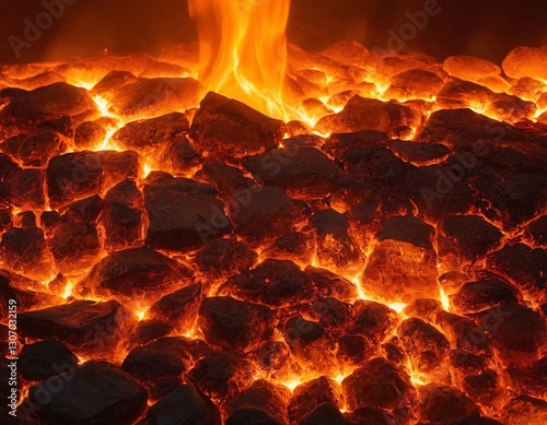 close up of fire flames