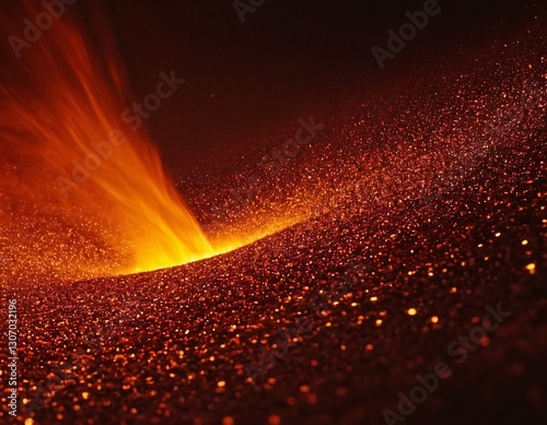 close up of fire flames
