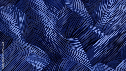 Indigo herringbone texture on abstract background design illustration 