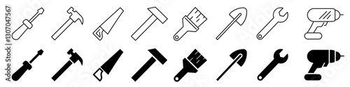 tool icon. tools icon set