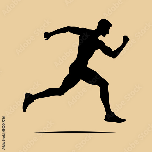 runner in motion