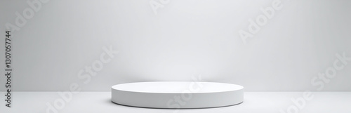 Wallpaper Mural Minimalist Pedestal Stage Or Platform Design For Presenting Products With Ample Empty Space For A Professional Display Photo Template. Torontodigital.ca