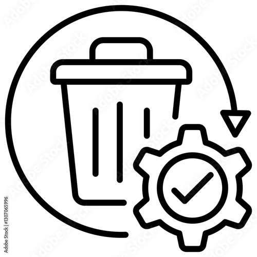 Waste Outline Icon