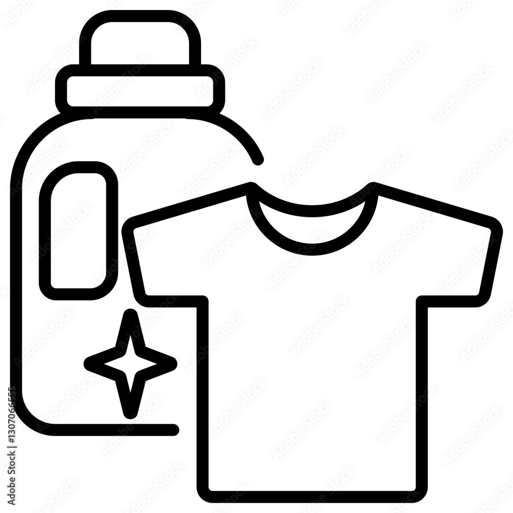Obraz premium Detergent Outline Icon